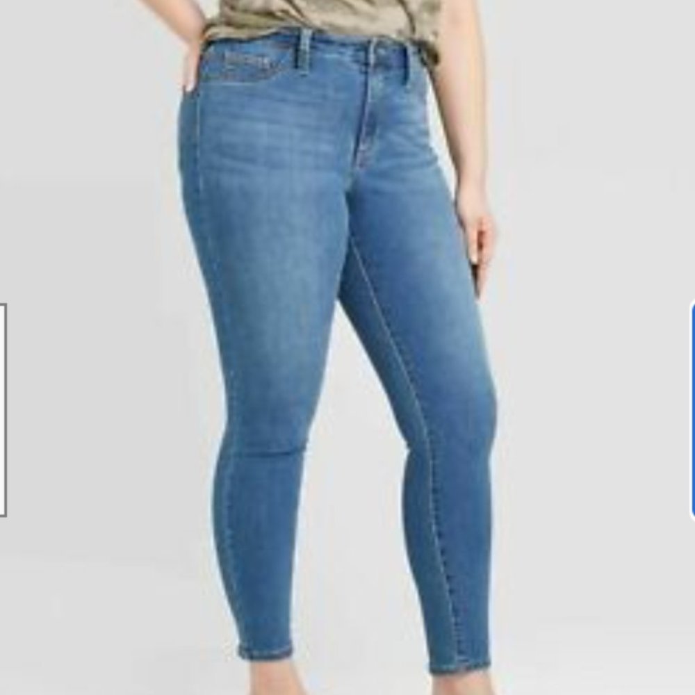 Womens High-Rise Jeggings - Universal Thread - Medium Wash - Regular